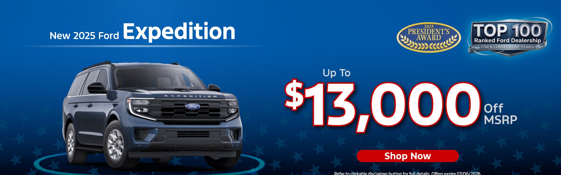 New 2025 Ford Expedition